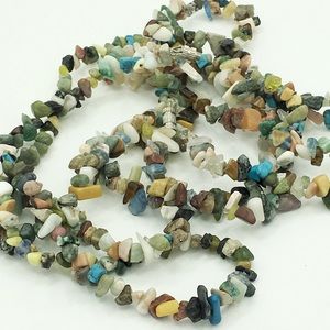 Natural stone neklace